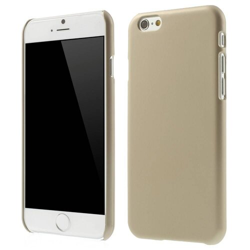 rubber coating hardcase iphone 6 s champagne