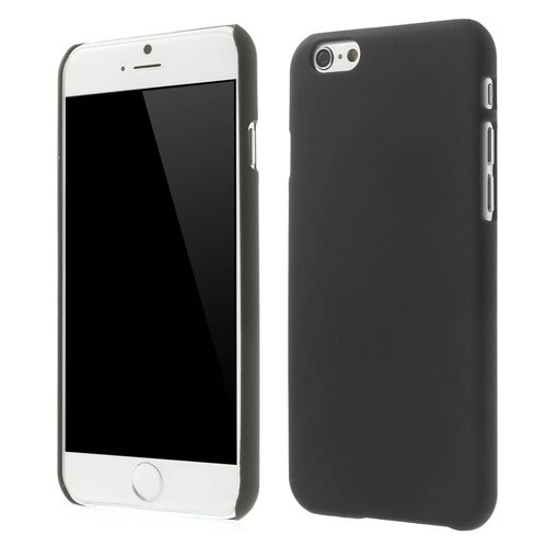 Rubber Coating Hardcase iPhone 6(s) - Zwart