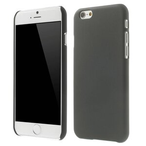 Rubber Coating Hardcase iPhone 6(s) - Donkergrijs