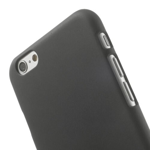 rubber coating hardcase iphone 6 s donkergrijs