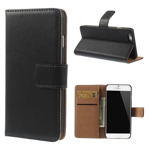 split leren wallet iphone 6 s zwart split leren wallet iphone 6 s zwart
