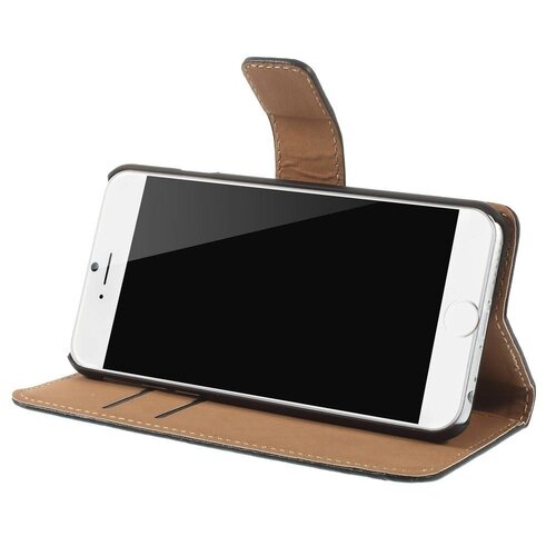 split leren wallet iphone 6 s zwart split leren wallet iphone 6 s zwart