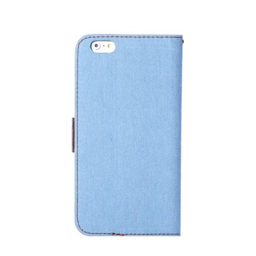 TVC spijkerstof wallet iphone 6 s plus lichtblauw