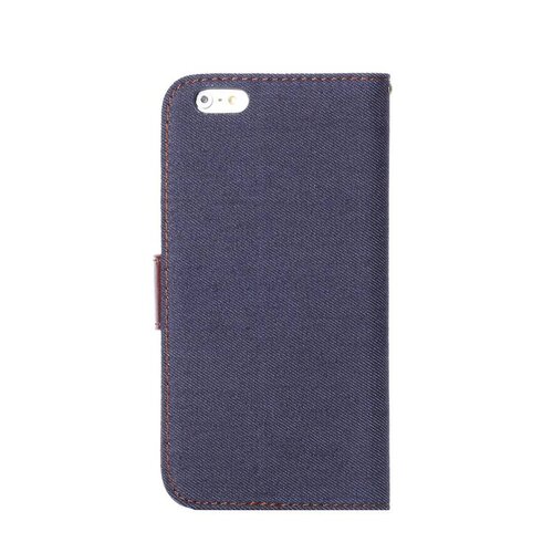 TVC spijkerstof wallet iphone 6 s plus donkerblauw