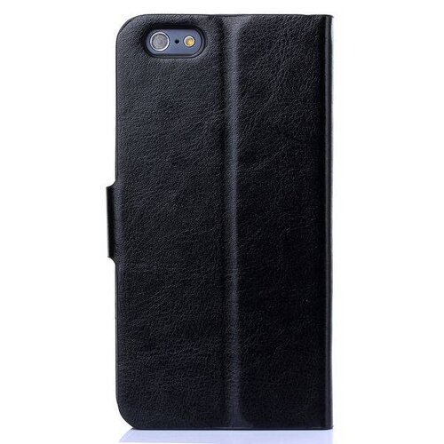 TVC pu leren wallet standaard iphone 6 s plus zwart