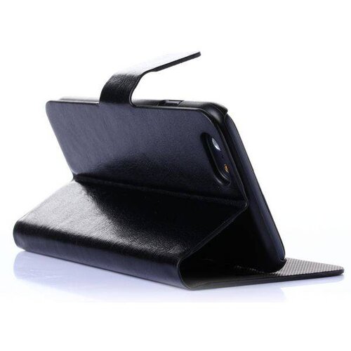 TVC pu leren wallet standaard iphone 6 s plus zwart