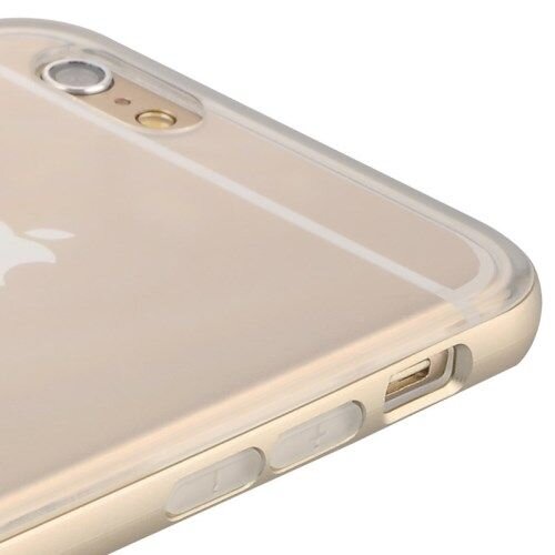 aluminium bumper plus tpu cover voor iphone 6 4 7 inch goud
