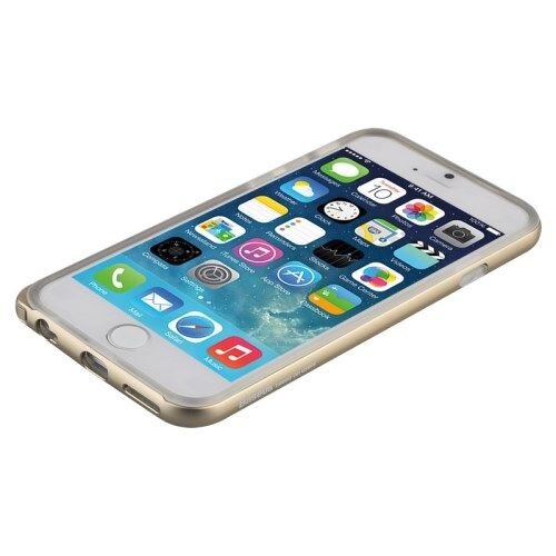 aluminium bumper plus tpu cover voor iphone 6 4 7 inch goud
