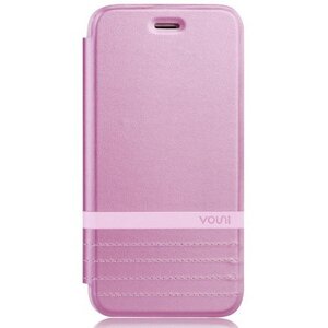 Vouni PU leren wallet cover voor iPhone 6 4,7 inch - roze