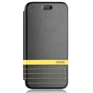 Vouni PU leren wallet cover voor iPhone 6 4,7 inch -zwart