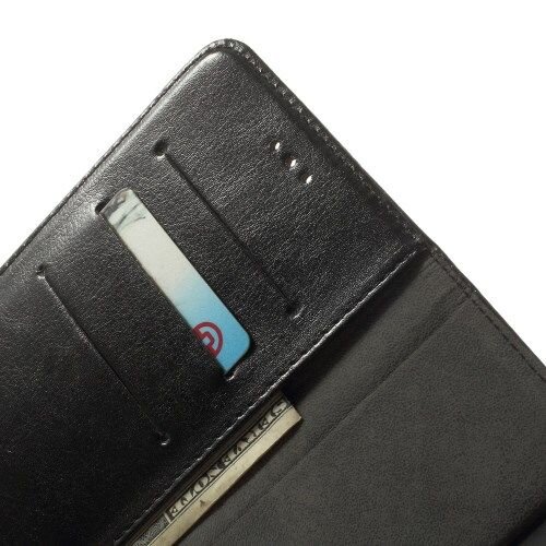 Crazy Horse crazy horse pu leren wallet iphone 6 s plus zwart