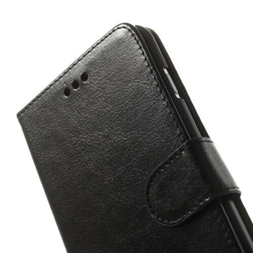 Crazy Horse crazy horse pu leren wallet iphone 6 s plus zwart