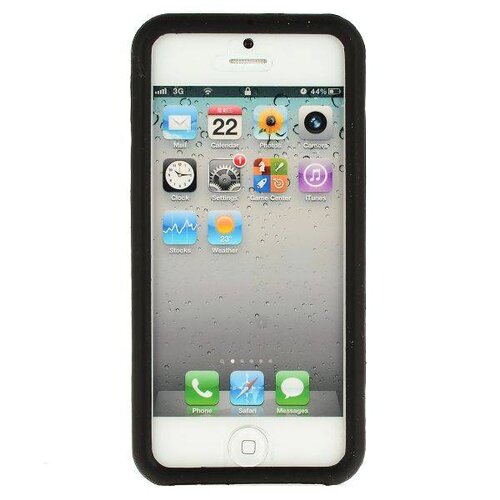 siliconen iphone 5 case zwart siliconen iphone 5 case zwart