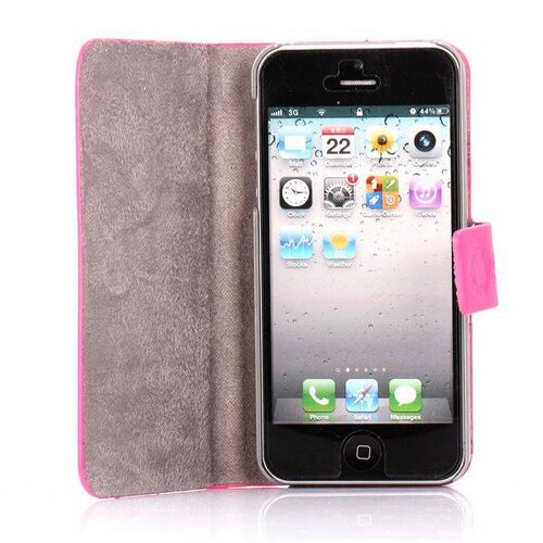 faerie series flip case donker roze