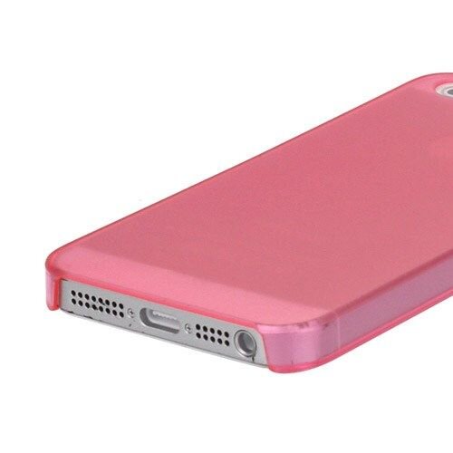 iphone 5 5s hoesje 05mm dun roze