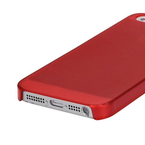 iphone 5 5s hoesje 05mm dun rood