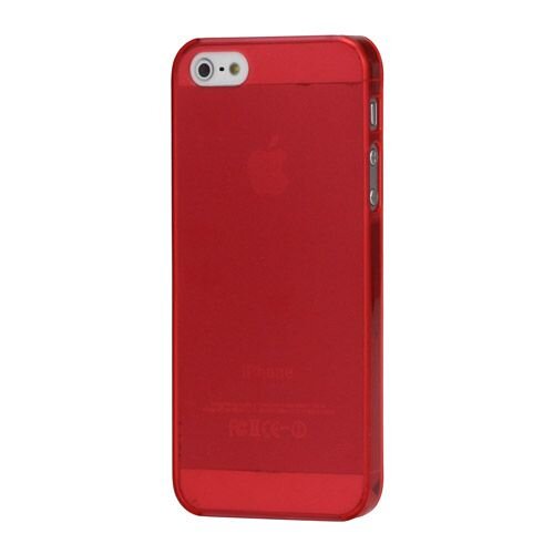 iphone 5 5s hoesje 05mm dun rood