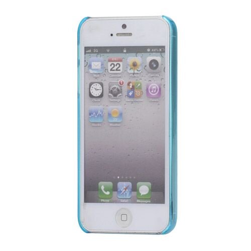 iphone 5 5s hoesje 05mm dun blauw