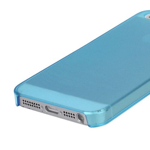 iphone 5 5s hoesje 05mm dun blauw