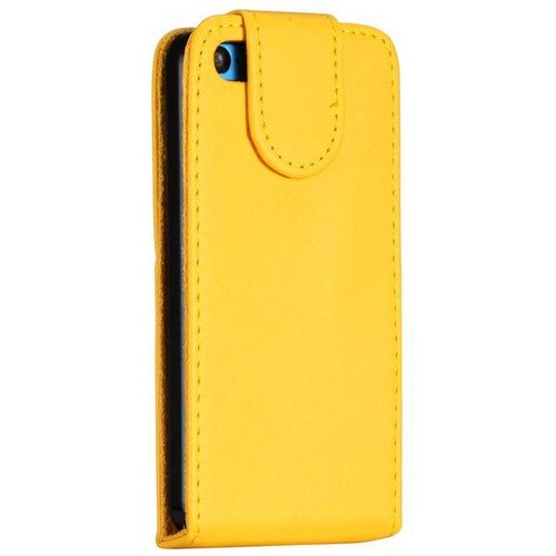 pu leren basic flipcase iphone 5c geel pu leren basic flipcase iphone 5c geel