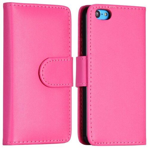 PU Leren Basic Flipcase iPhone 5c - Roze PU Leren Basic Flipcase iPhone 5c - Roze
