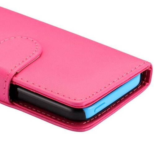 pu leren basic flipcase iphone 5c roze pu leren basic flipcase iphone 5c roze