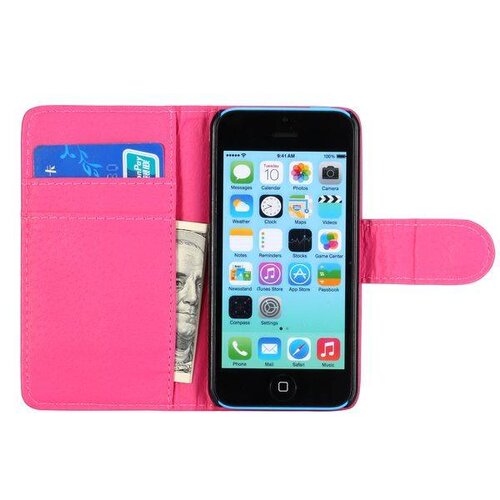 pu leren basic flipcase iphone 5c roze pu leren basic flipcase iphone 5c roze