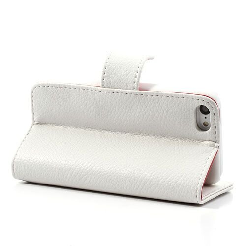 iphone 5c wallet stand case leder wit iphone 5c wallet stand case leder wit