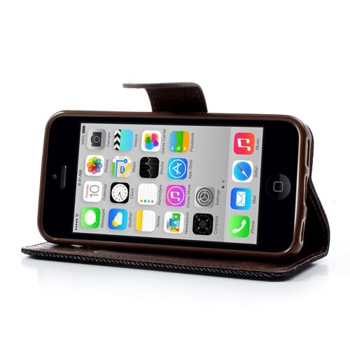 jeans iphone 5c wallet stand case donker blauw jeans iphone 5c wallet stand case donker blauw