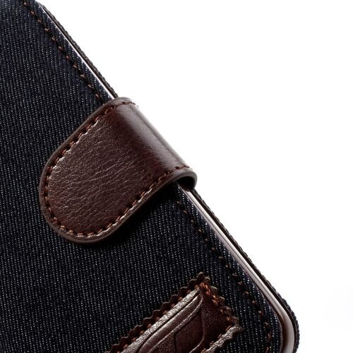 jeans iphone 5c wallet stand case donker blauw jeans iphone 5c wallet stand case donker blauw