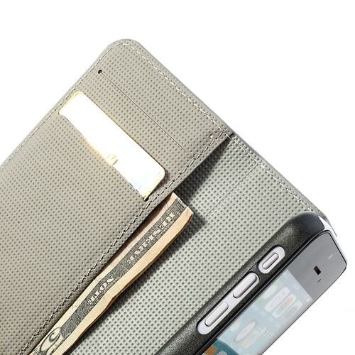 kleurrijke bloemen wallet stand case iphone 5c