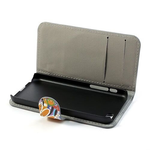 kleurrijke bloemen wallet stand case iphone 5c
