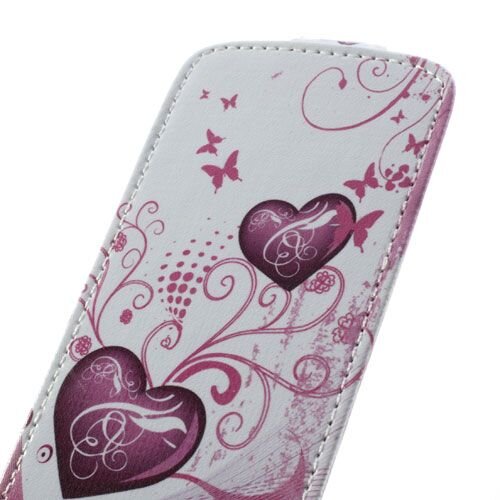 pu leren flipcase iphone 5c hartjes pu leren flipcase iphone 5c hartjes