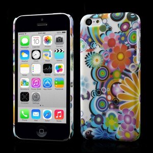 Kleurrijke Bloemen iPhone 5C hardcase Kleurrijke Bloemen iPhone 5C hardcase