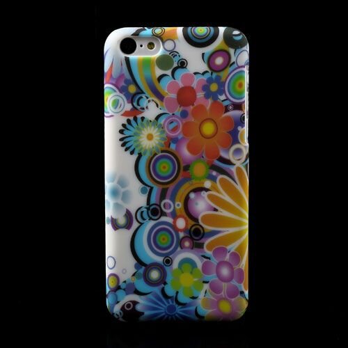 kleurrijke bloemen iphone 5c hardcase