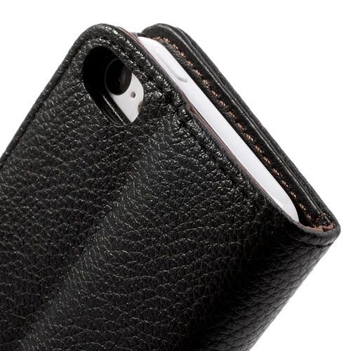 iphone 5c wallet stand case leder zwart iphone 5c wallet stand case leder zwart