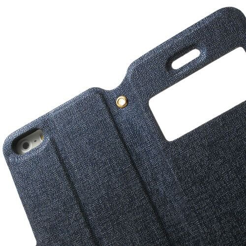 kijkvenster case iphone 5 donker blauw