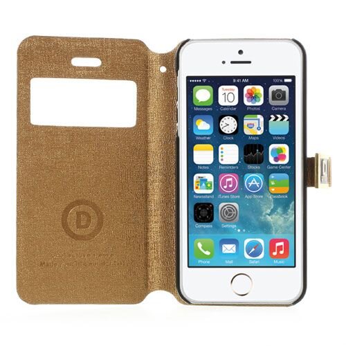 kijkvenster case iphone 5 goud