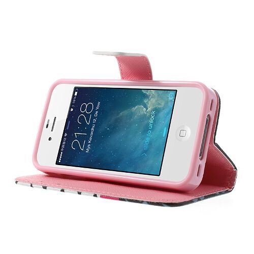 mustaches bowknot lederen stand shell met wallet mustaches bowknot lederen stand shell met wallet