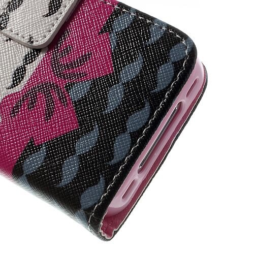 mustaches bowknot lederen stand shell met wallet mustaches bowknot lederen stand shell met wallet