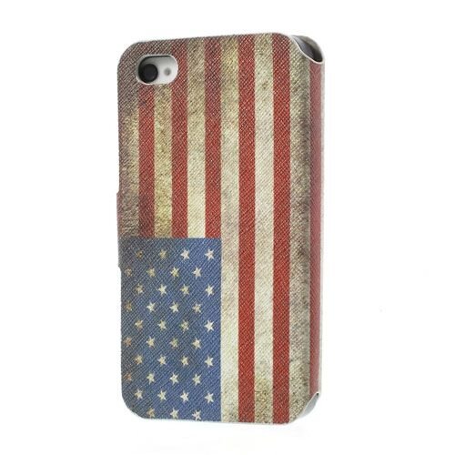 amerikaanse vlag bookcase iphone 4 4s