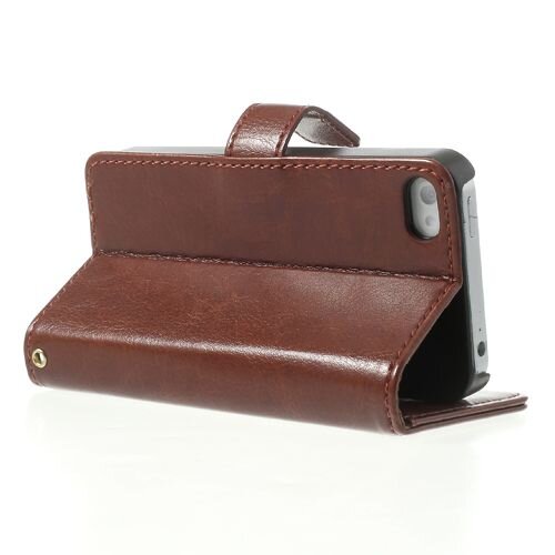 Crazy Horse crazy horse stand lederen kaarthouder coffee voor Crazy Horse crazy horse stand lederen kaarthouder coffee voor