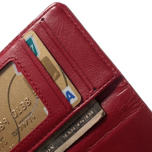 Crazy Horse crazy horse stand lederen kaarthouder rood voor i