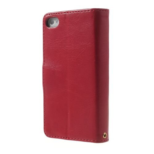 Crazy Horse crazy horse stand lederen kaarthouder rood voor i