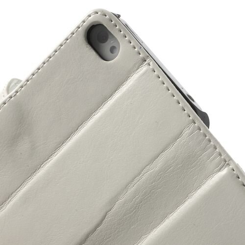 Crazy Horse crazy horse stand lederen kaarthouder wit voor ip Crazy Horse crazy horse stand lederen kaarthouder wit voor ip