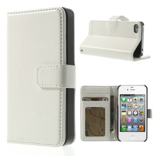 Crazy Horse crazy horse stand lederen kaarthouder wit voor ip Crazy Horse crazy horse stand lederen kaarthouder wit voor ip