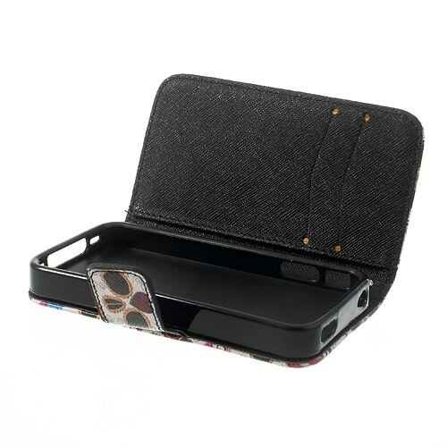 kleurrijke schedel heads wallet lederen beschermh