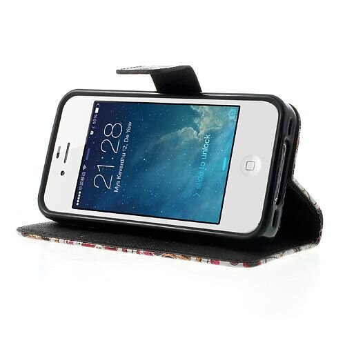 kleurrijke schedel heads wallet lederen beschermh