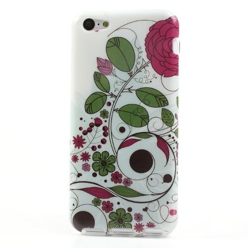 rode bloesems groene bladeren iphone 5c rode bloesems groene bladeren iphone 5c