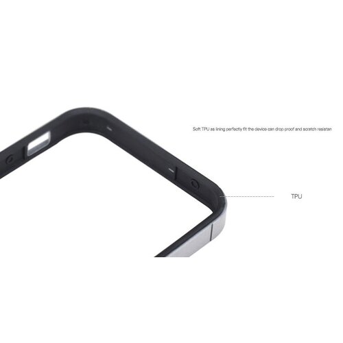 Rock rock pc tpu hybride iphone 5s 5 zwart grijs